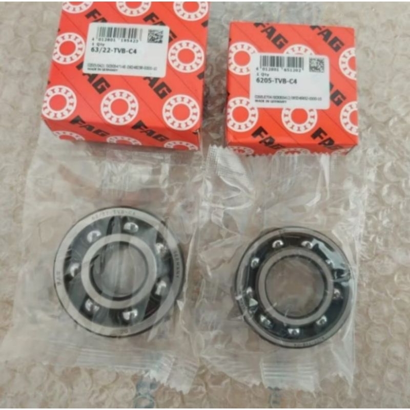 Bearing kruk as laher krek as kawasaki ninja 150 r rr s ss 2tak 2t 6205 6322 tvb c4 fiber teflon