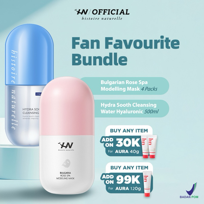 Histoire Naturelle Fan Favourite Bundle (Bulgaria Rose Spa Modelling Mask + Hyaluronic Cleansing Wat