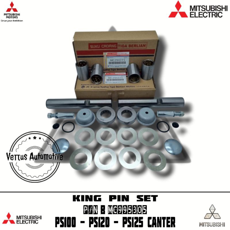 KING PIN REPAIR KIT PS125 CANTER - KING PIN SET PS100 PS120 PS125 CANTER ORIGINAL