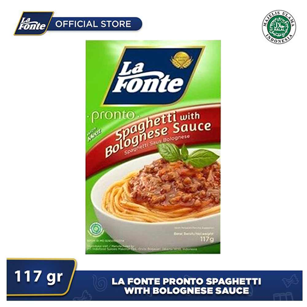 

LA FONTE SPAGHETTI INSTANT SAUS BOLOGNESE BOX 117g