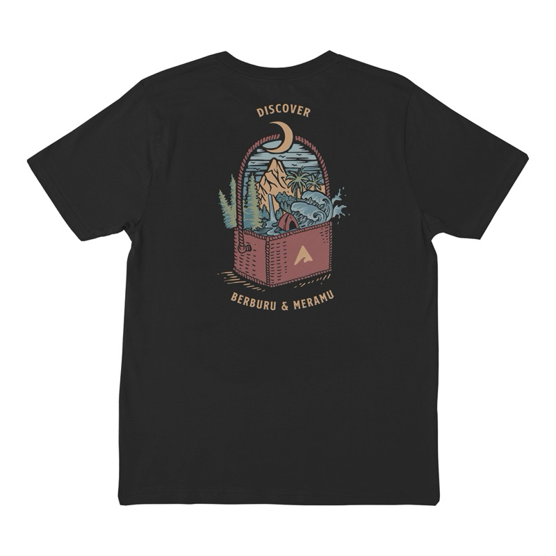 Discover Studio - T-Shirt Kaos Berburu dan Meramu ( Black )