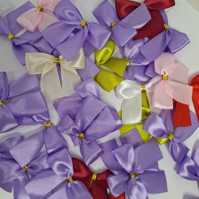 

READY Aplikasi Pita Satin 2cm / Pita Satin Jadi / Pita Siap Pakai