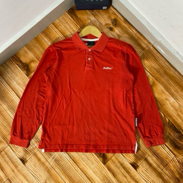 POLO LONGSLEEVE FELTICS MERAH SECOND