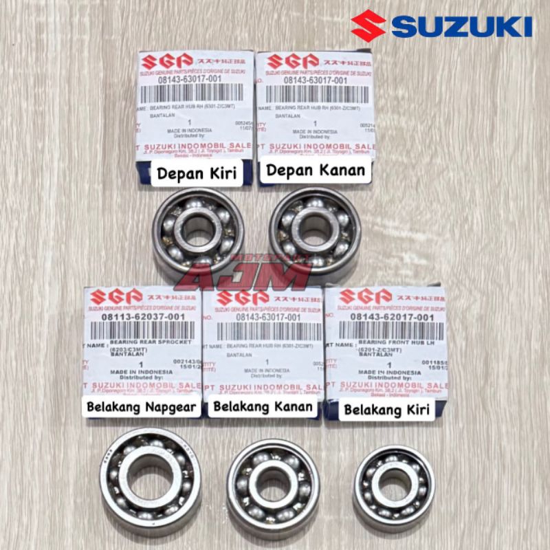 KLAHER RODA VELEG VELG KLAHER DEPAN BELAKANG SATRIA FU KARBU SATRIA FU FI INJEKSI ORIGINAL SGP