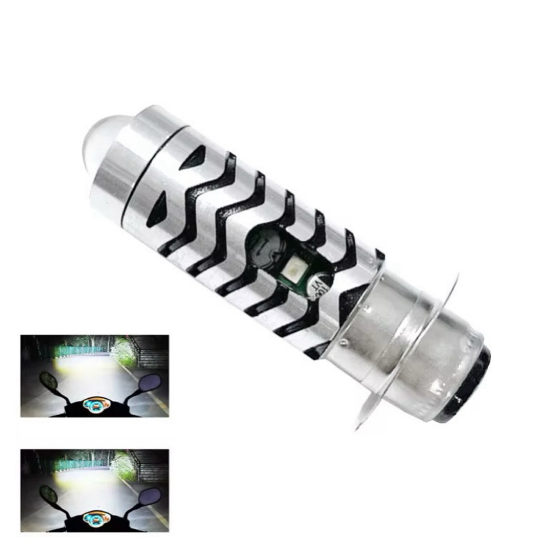 Lampu LED laser H6 senja biru socket H4 dan H6 Mio xeon fino beat vario scoopy jupz vega revo blade 