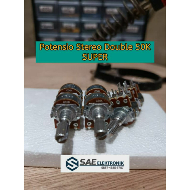 Potensio Frekuensi Crossover C50k Potensio Double Stereo C50k Original