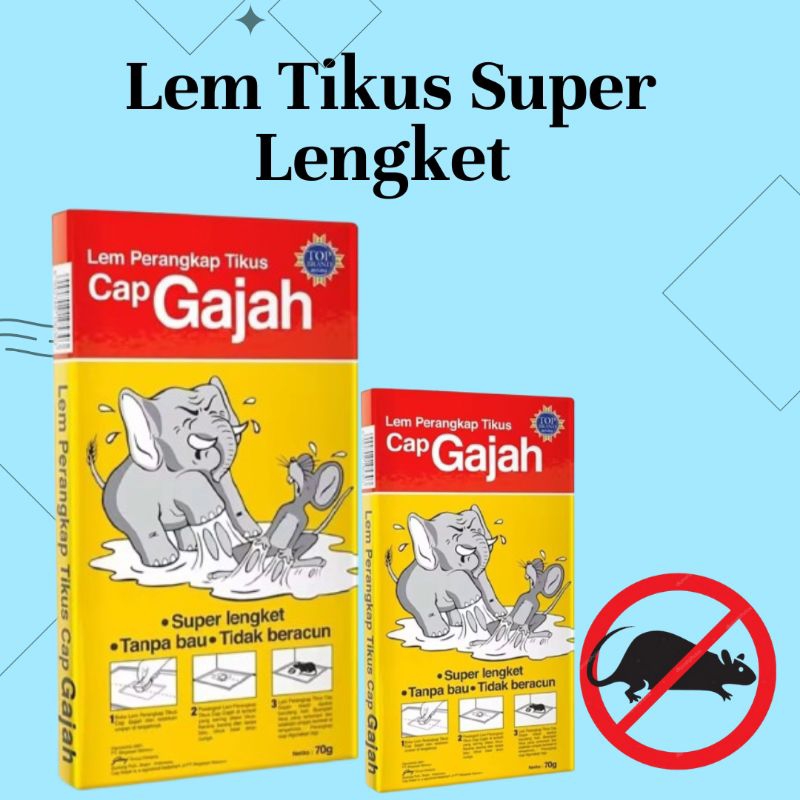 Racun Tikus cap gajah/lem tikus ampuh/lem tikus cap gajah