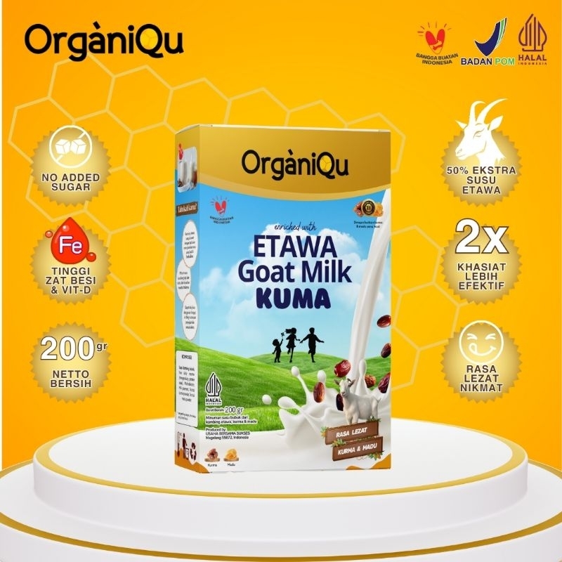 

Etawa Goat MILK KUMA by OrganiQu_Untuk Menambah berat badan anak dan Pertumbuhan Tulang