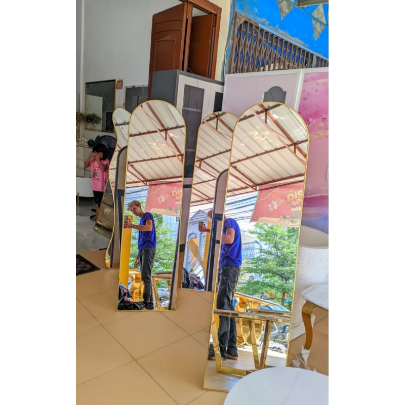 CERMIN STANDING OVAL AESTHETIC FULL BODY