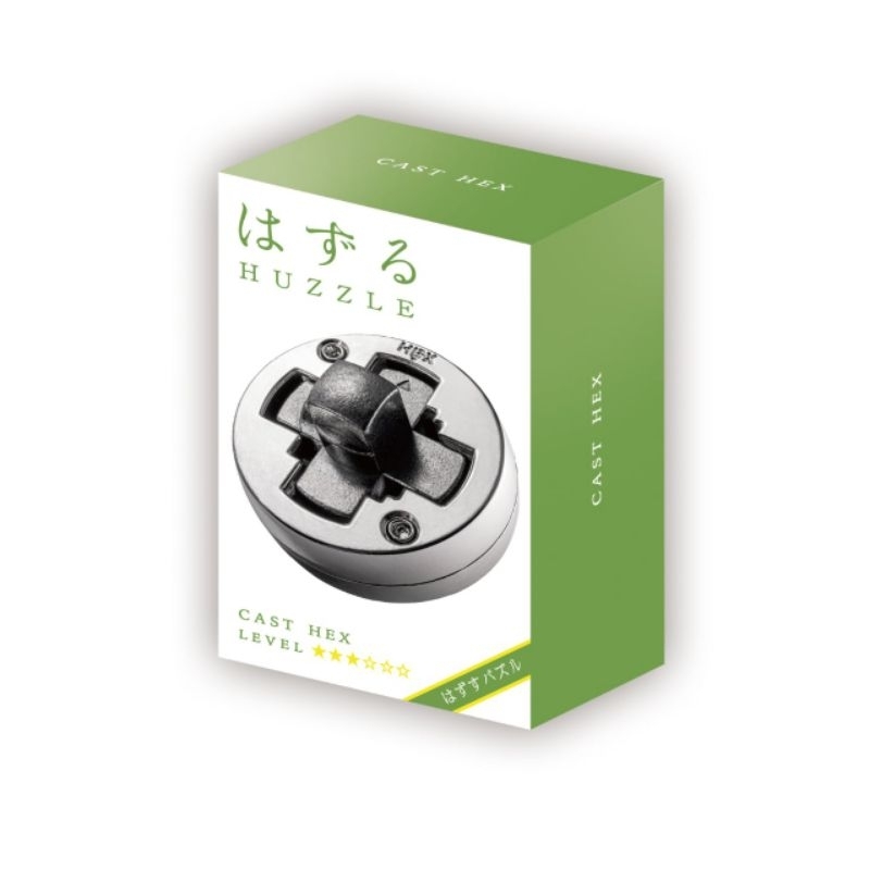 Huzzle Cast Hex 3D Puzzle Hanayama Masumi Ohno Level 3