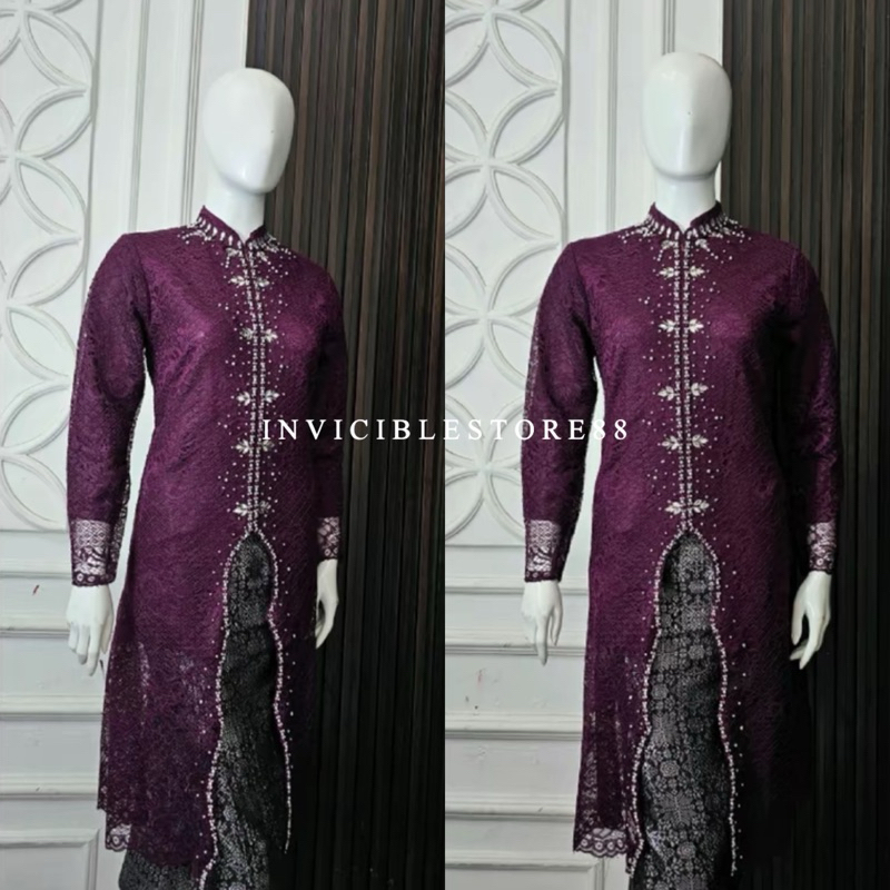Kebaya / Kebaya Modern / Brokat / Tunik Brokat / Kebaya Modern Brukat / Kebaya Tunik Brukat / Tunik 