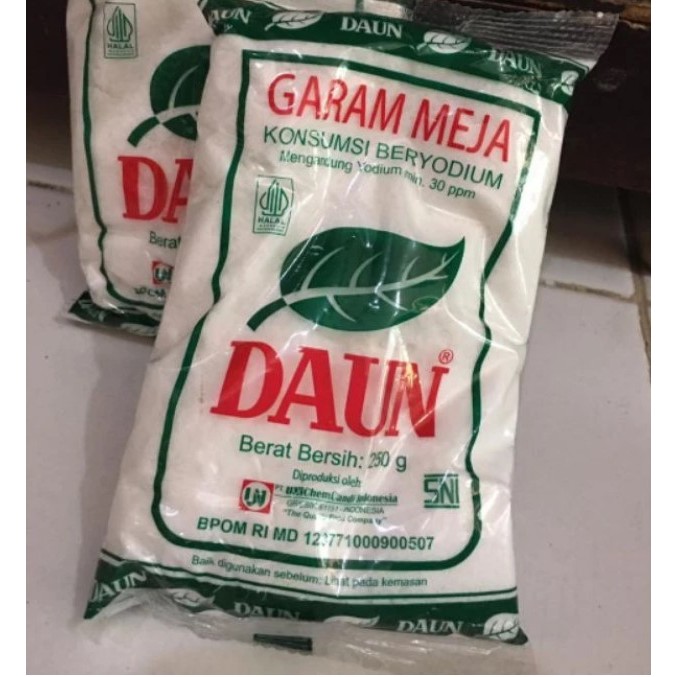 

Garam Daun 250 gram 3 bungkus