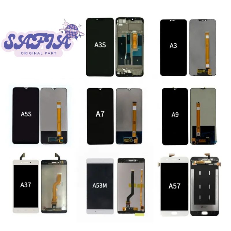 LCD OPPO A3S A3 A5S A7 A9 A37 A53M A57 2016 F7 A11 A12 A37F