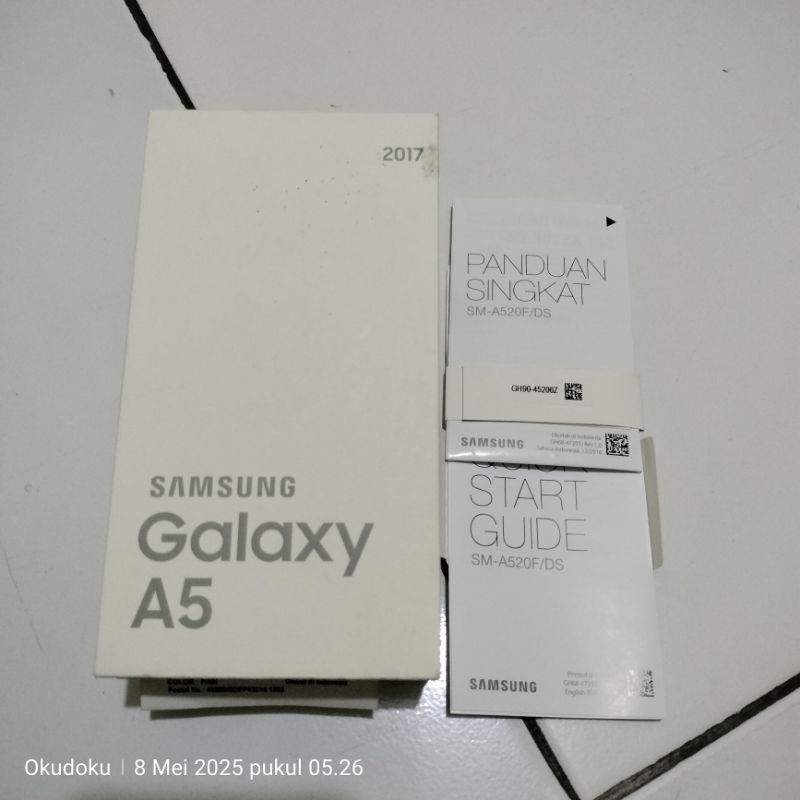 

Dus Box Samsung Galaxy A5 Original Copotan
