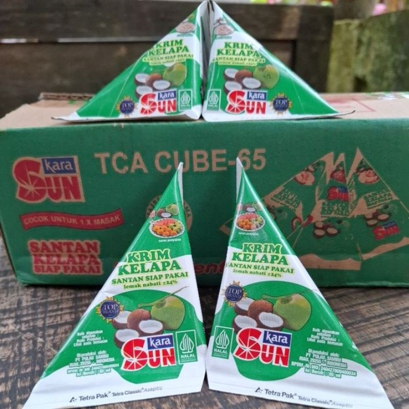 

SUN Kara Santan Kelapa Instan Kemasan 65 ml