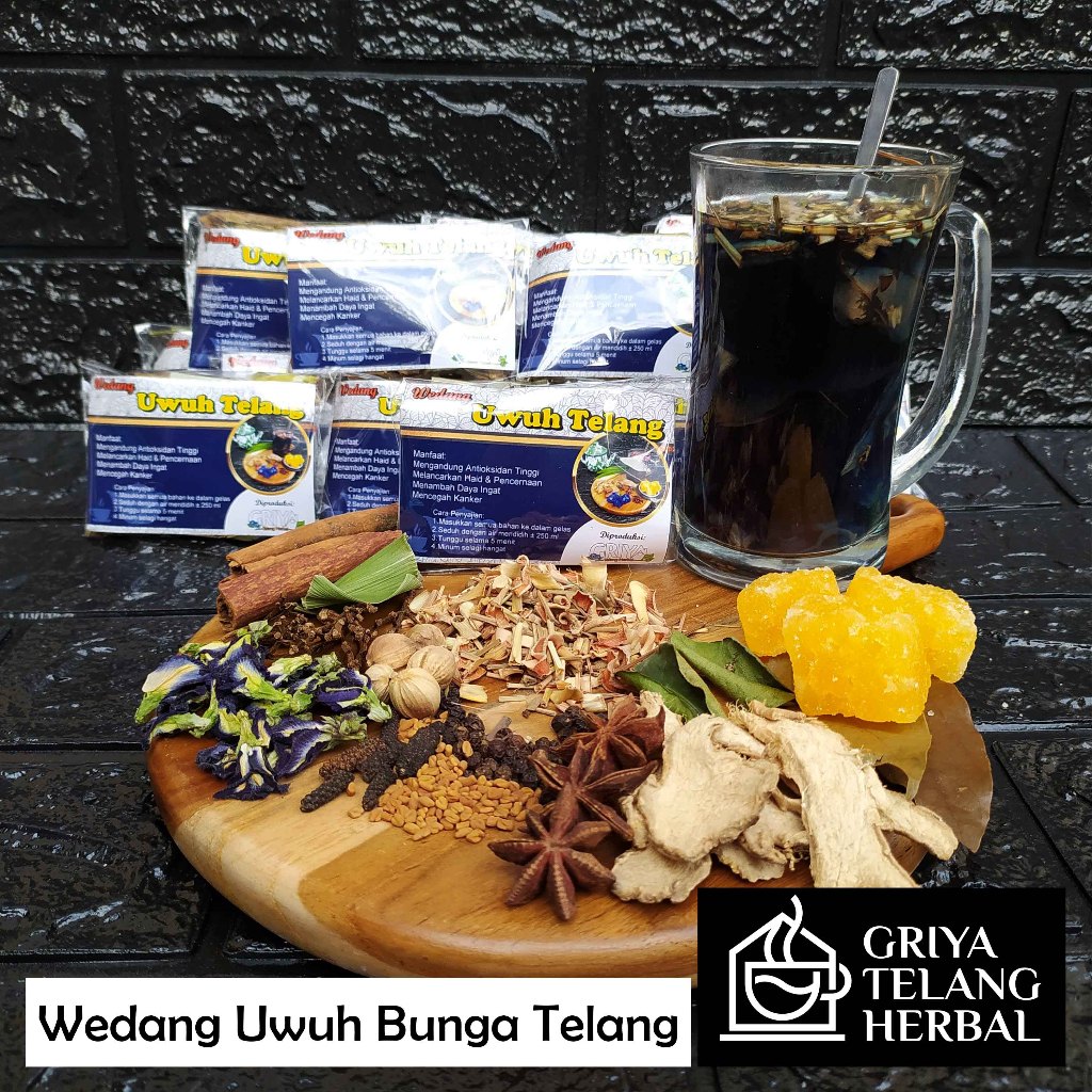 

Wedang Uwuh/Rempah Bunga Telang