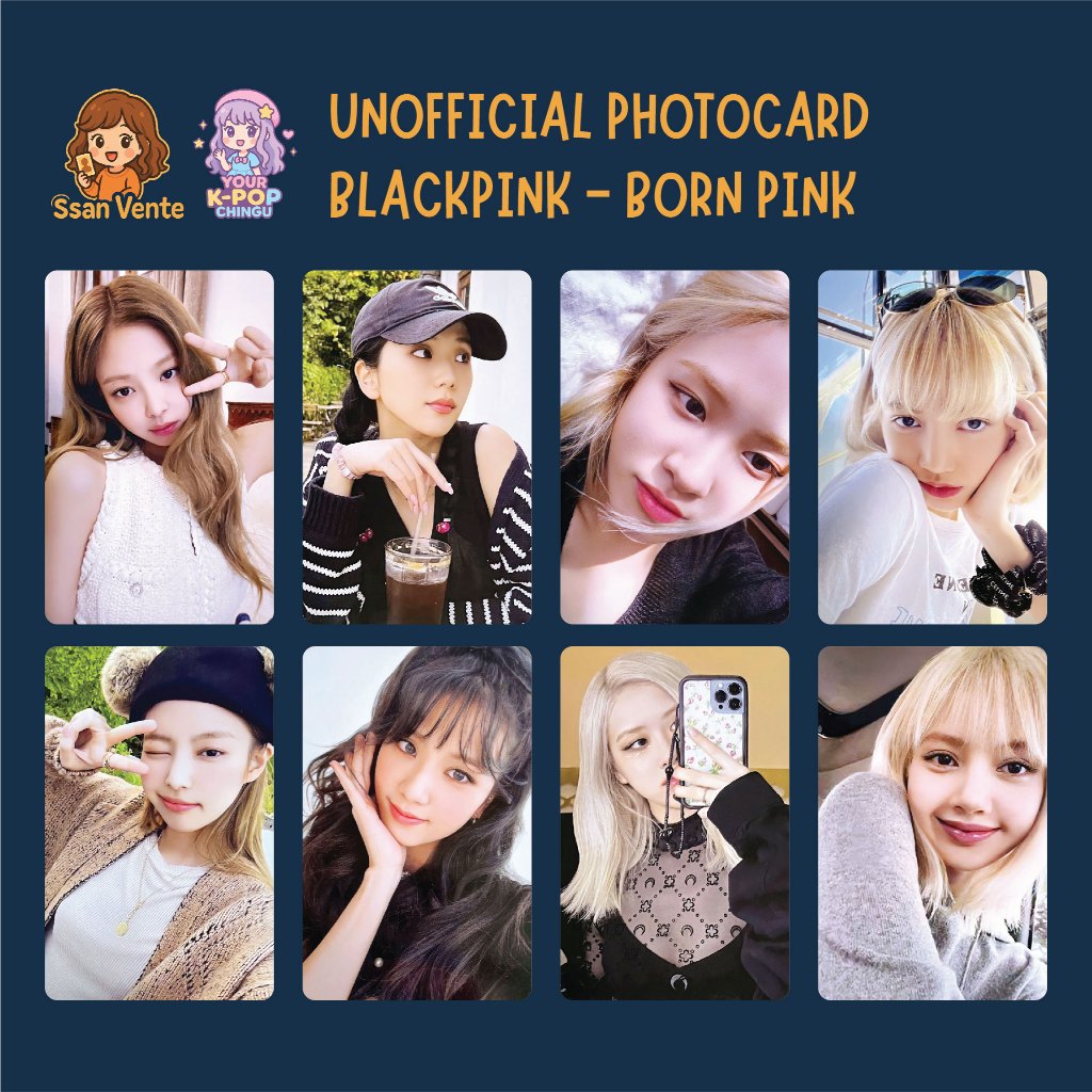 [UNOFFICIAL PHOTOCARD] BLACKPINK - BORN PINK