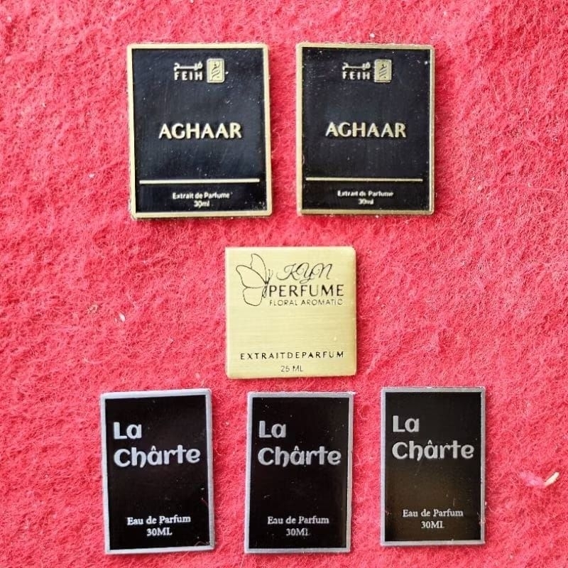 

Label parfume costum
