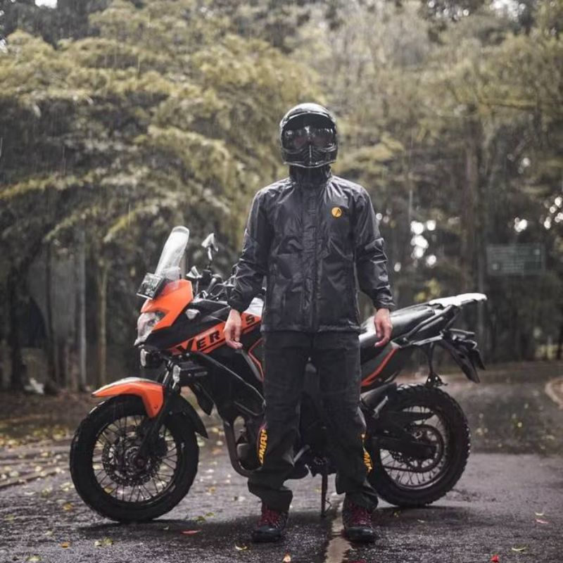 Jas hujan riding tromax citanduy full Waterproof -raincoat motor stelan -jas hujan outdoor adventure