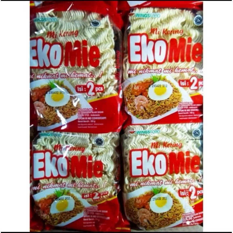 

1 dus eko mie renceng 36 bungkus x 2 keping