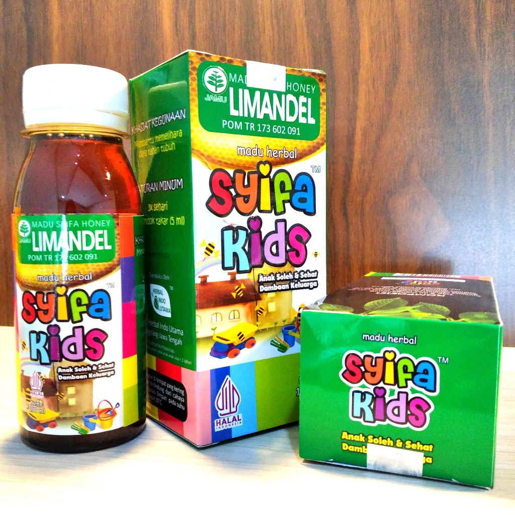 

SYIFA KIDS LIMANDEL madu anak untuk atasi amandel