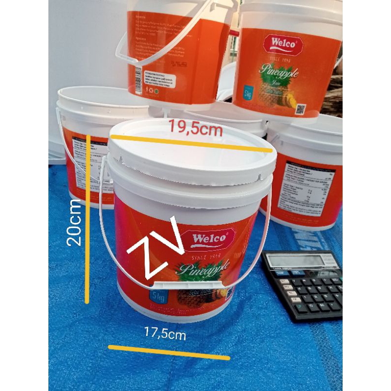 Ember Plastik bekas ukuran 5kg (Ex-Welco) (**)