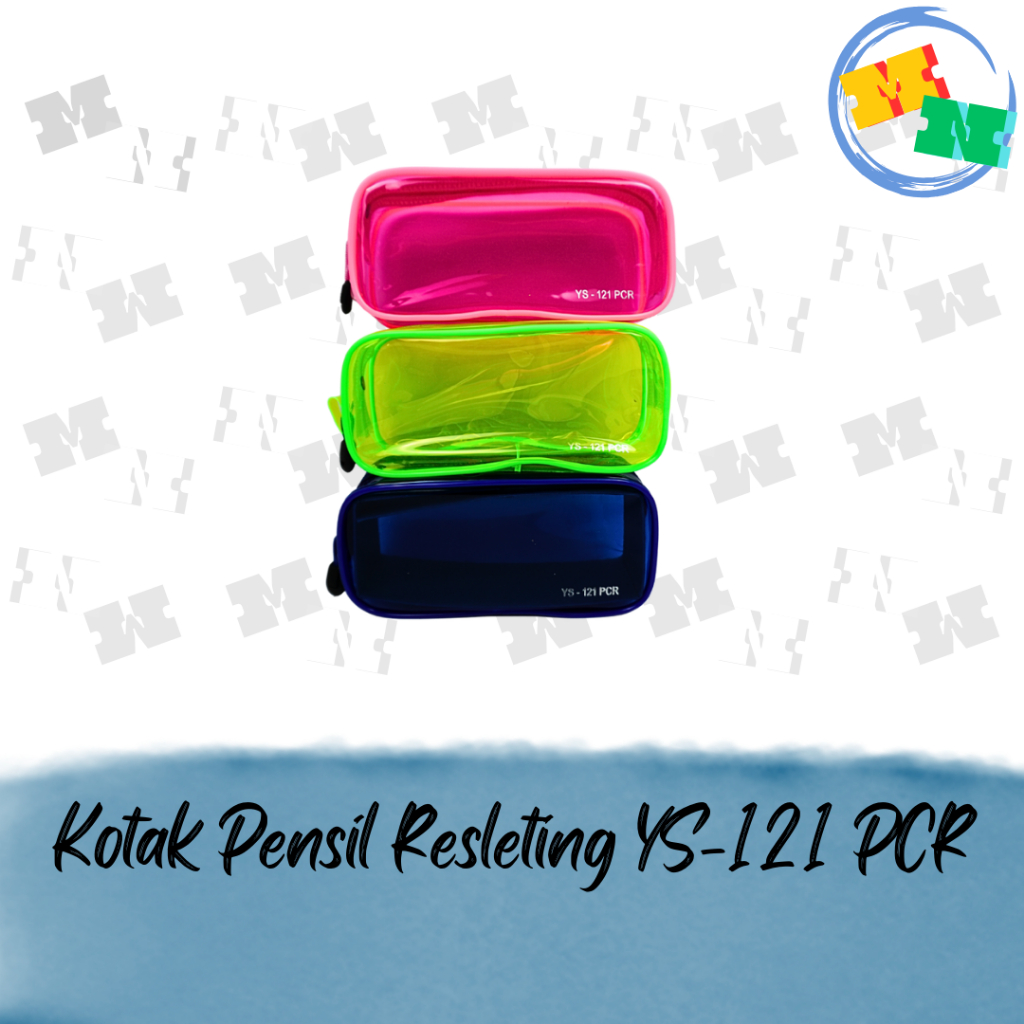 

Kotak Pensil Resleting YS-121 PCR Transparan