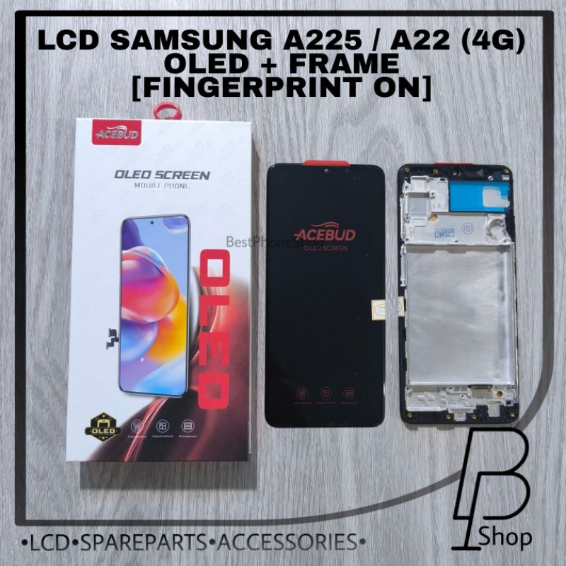 LCD SAMSUNG A225 / A22 (4G) OLED + FRAME [FINGERPRINT ON]