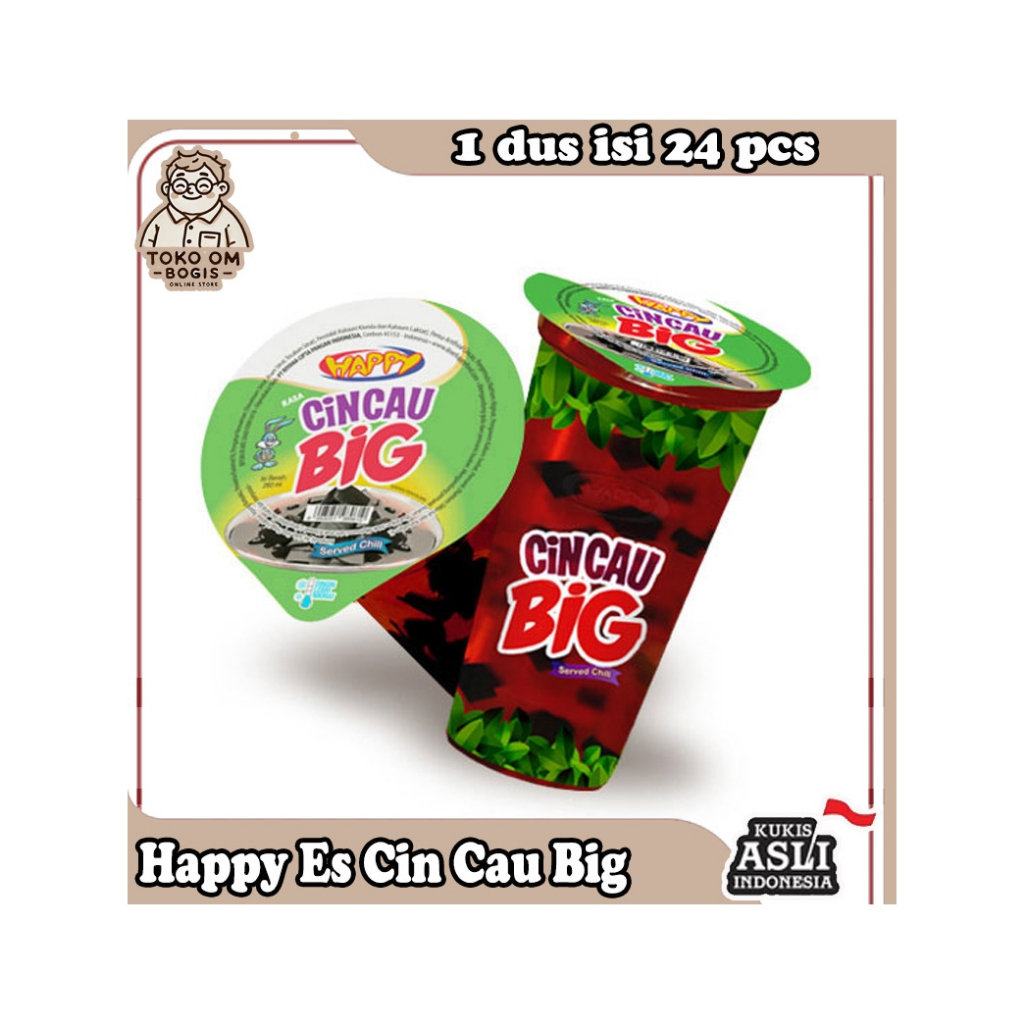

Happy Es Cincau Big Minuman Segar Siap Saji – Rasa Otentik, Cocok untuk Semua Usia [1 Dus Isi 24 Pcs]