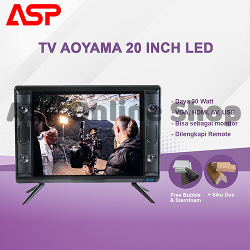 AOYAMA 20 inch DVB-T2 Full HD TV LED Digital Tak Perlu STB
