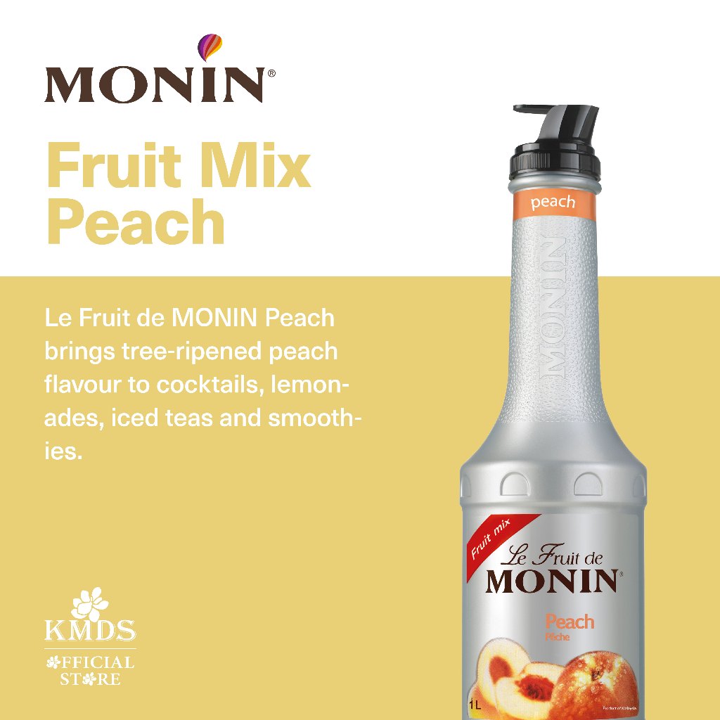 

Monin Puree Fruit Mix Peach 1 Liter