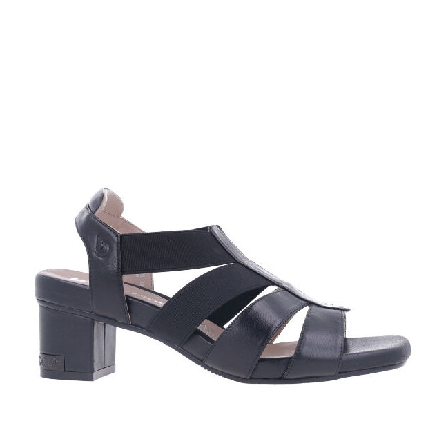 Bocorocco D. Melisa 05 nero - Sandal Slop Wanita Kulit