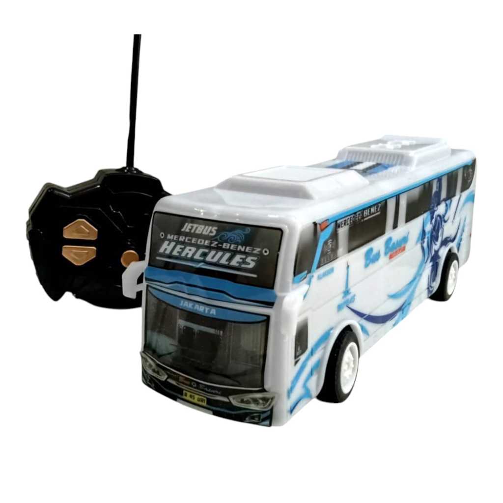 Mainan Anak Mobil Remot 6176 - Bus Remot Mainan Anak Batre Biasa/Cas