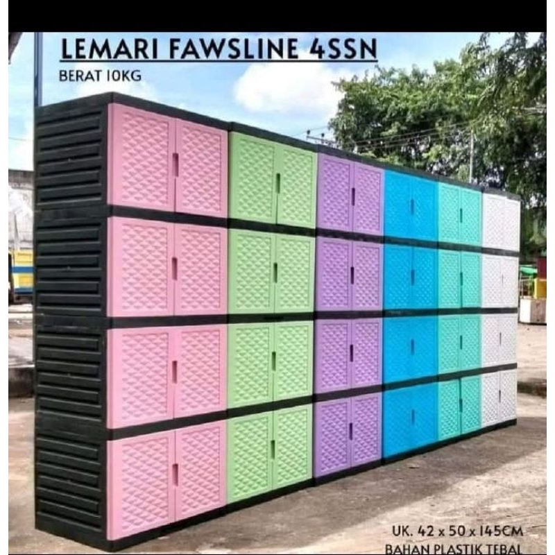 Lemari Fawsline 4 susun