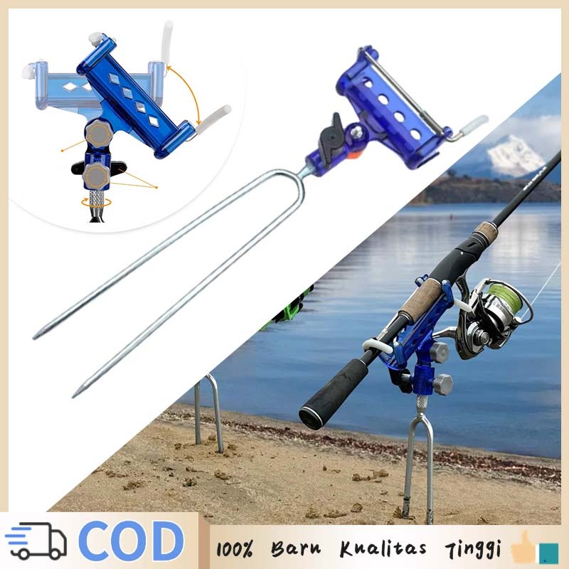 Dudukan Joran Pancing Adjustable 360 Stand Pancingan Penyangga Joran Dudukan Pancing