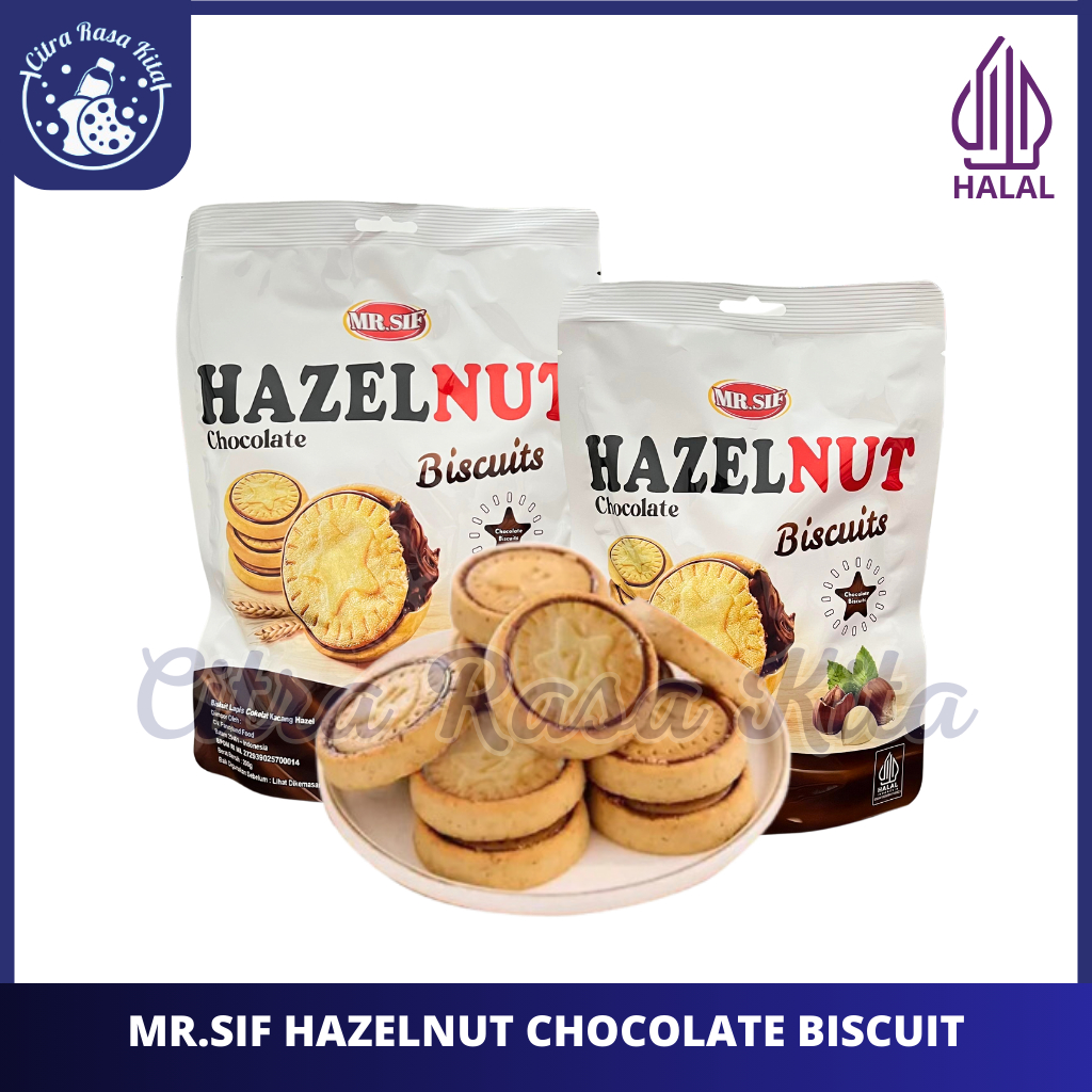 

Halal Mr.Sif Hazelnut Chocolate Biscuits 100gr & 200gr