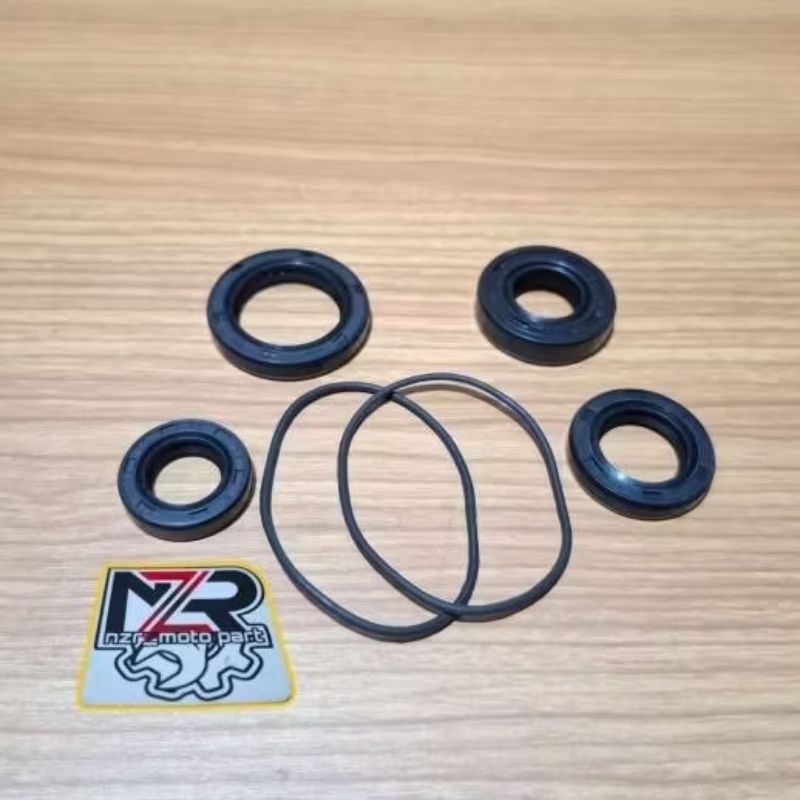 SEAL MESIN KAWASAKI BEBEK//KARET SIL SET KAZE R BLITZ R JOY ATHLETE EDGE KAZZE R ZONE (SLAH/VERSNELE