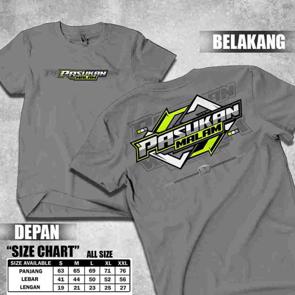 Kaos PASUKAN MALAM Pakaian Pria & Wanita Cowo Cewe BRAND LOKAL PRIDE BERSAMA MALAM Wear 32 Racing - 