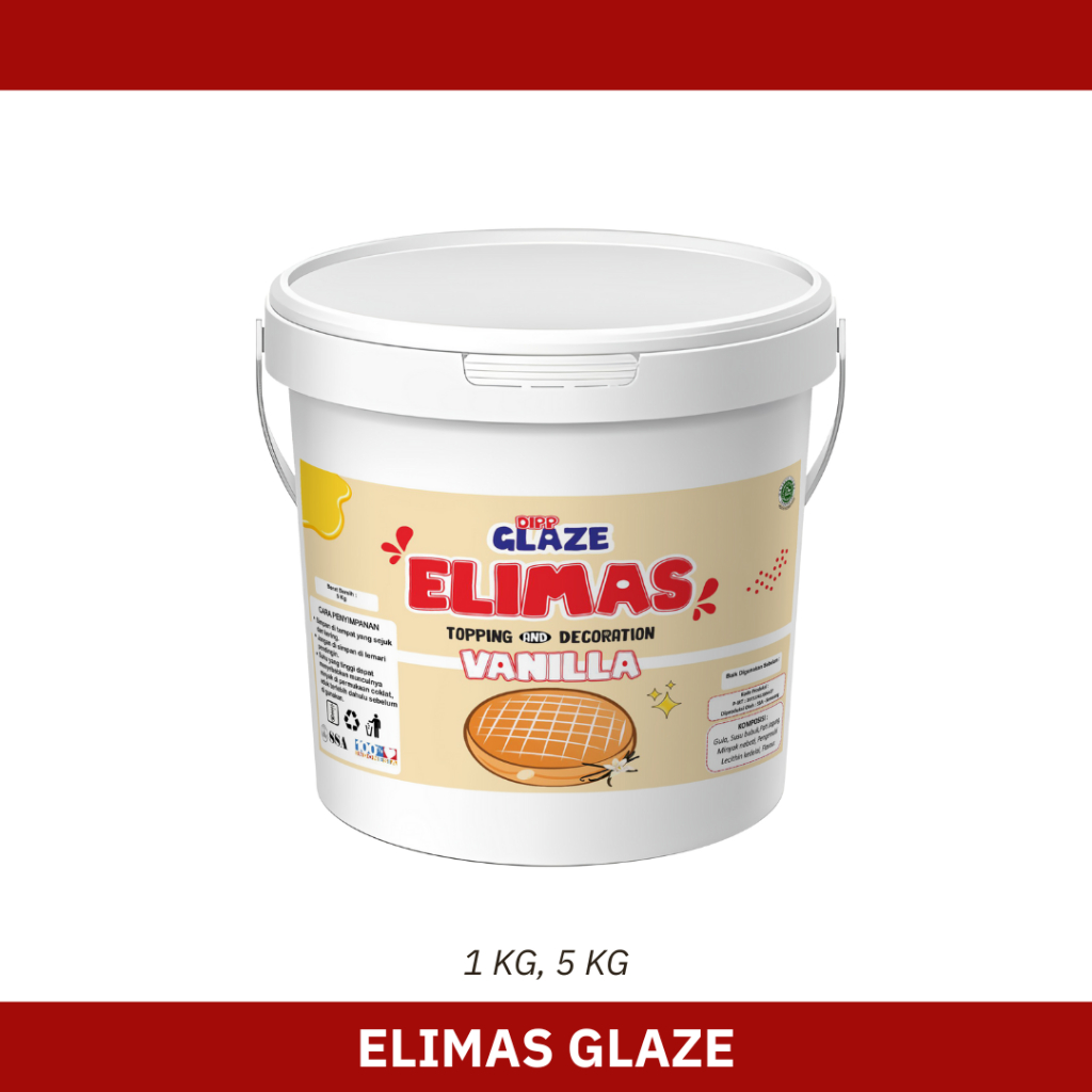 

Vanilla Glaze Elimas 1 Kg | sinarserayuabadimulia