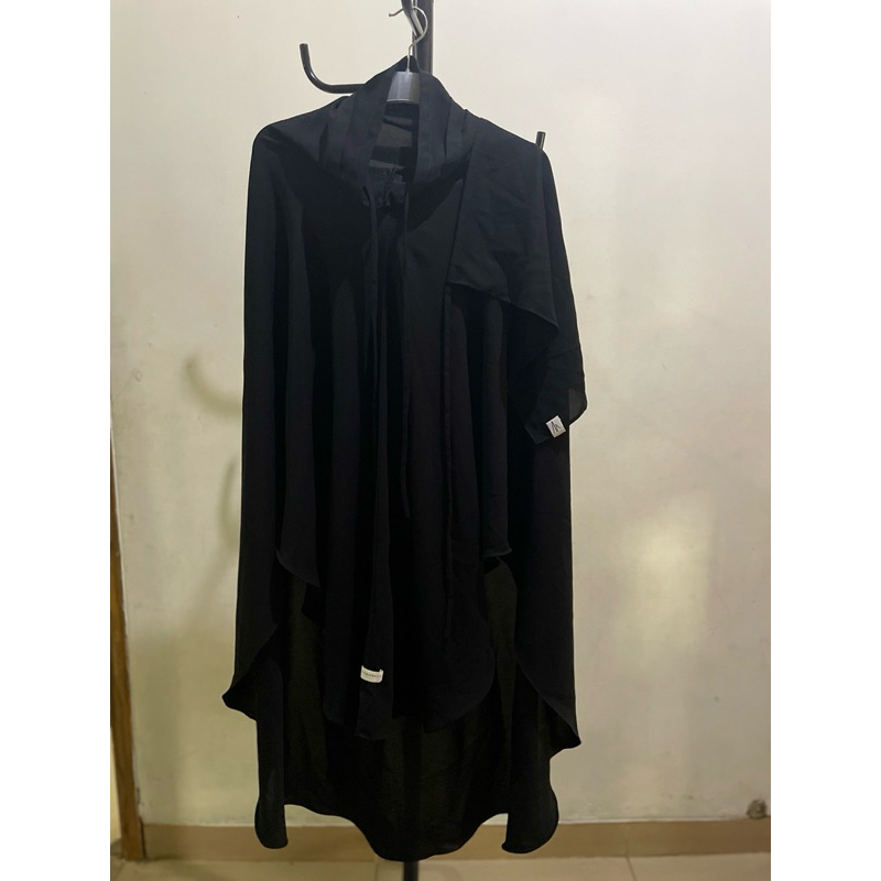 Preloved Khimar Hilya khimar Muslimah Basic Hitam