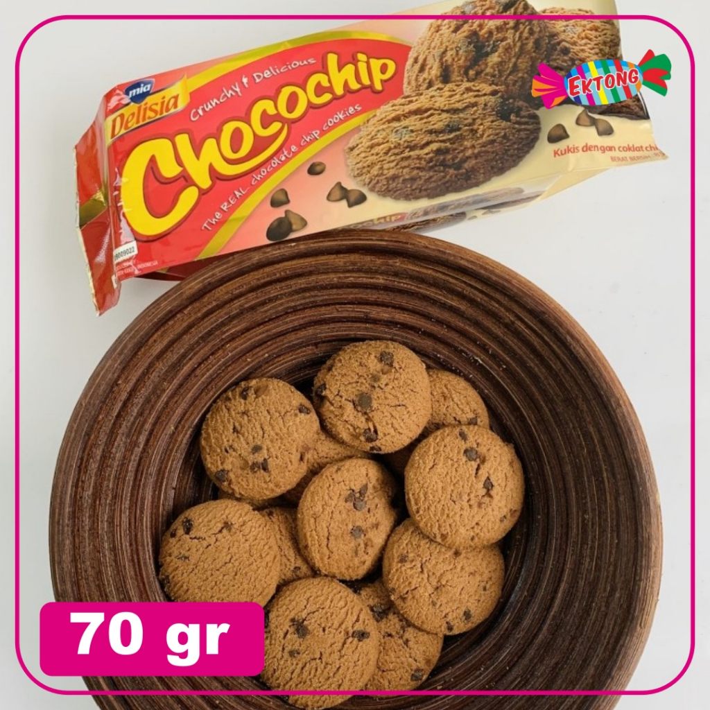 

Biskuit Mia Delisia Chocochip 70 gr - Chocolate Chip Cookies