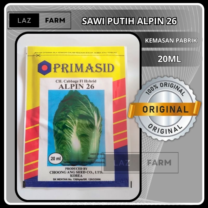 BENIH SAWI PUTIH ALPIN 26 20ML PRIMASID KEMASAN PABRIK ORIGINAL