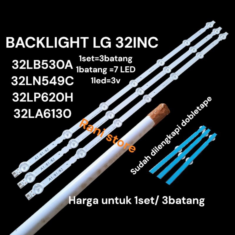 backlight LG 32INC 32LB530A 32LN549C 32LP620H 32LA6130
