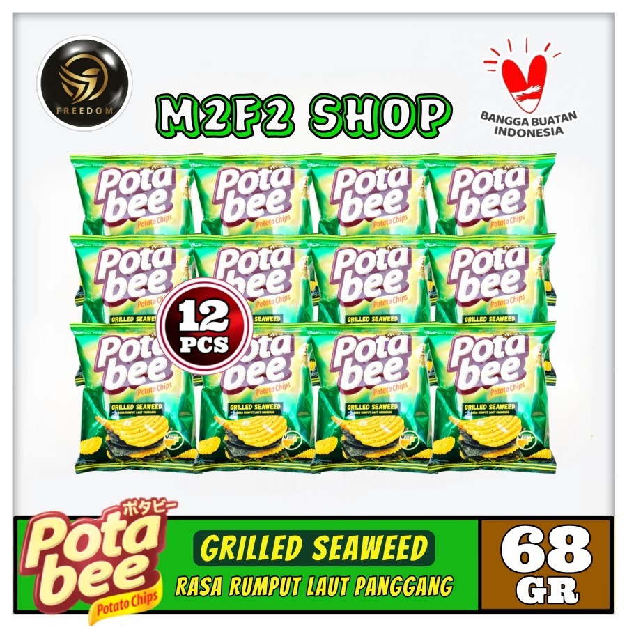 

Keripik Kentang Potabee Grilled Seaweed Rumput Laut Panggang - 68 gr (Kemasan 12 Pcs)