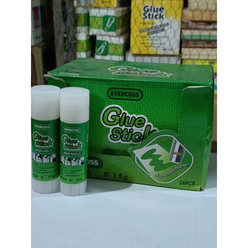 

LEM KERTAS 15 G GLUE STIK EVERCOSS 736