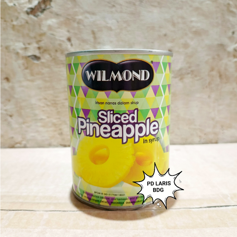 

WILMOND SLICED PINEAPPLE IN SYRUP 567GR (IRISAN BUAH NANAS DALAM SIRUP / BUAH NANAS KALENG)
