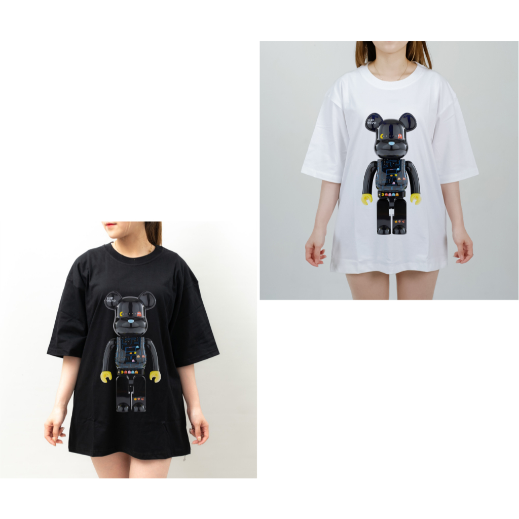 KAOS OVERSIZE UNISEX  "Bearbrick + PAC MAN"