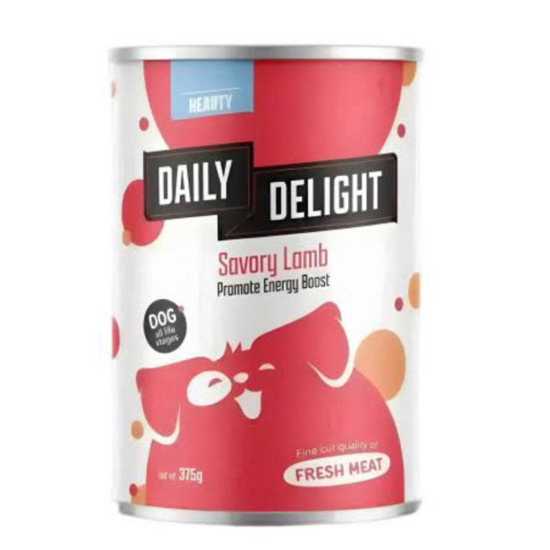 DAILY DELIGHT Can Food LAMB/LAMB VEGGY 375 gr. - Wet Dog Food