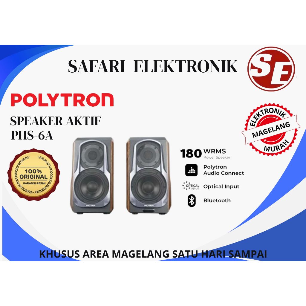 POLYTRON SPEAKER BOOKSHELF HI-FI PHS 6A
