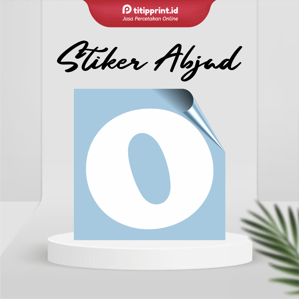 

Cutting Stiker Huruf Angka Alpabeth 5cm